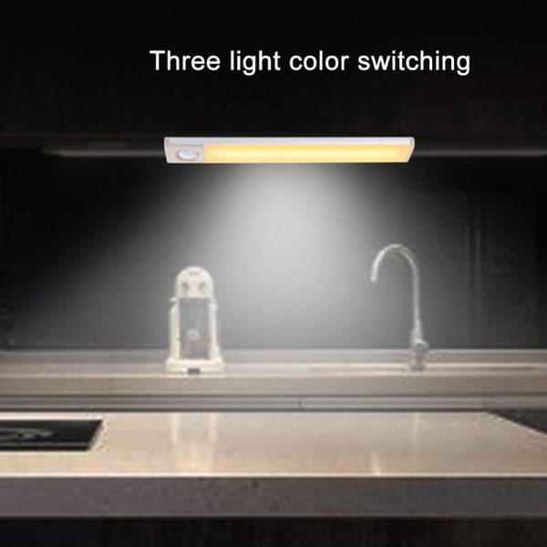 

wall lamp usb charging wardrobe 3 lighting color 3w intelligent sensing mode indoor closet easy to install