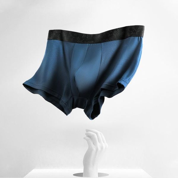

underpants men's underwear boxer pants comfortable antibacterial solid color student shorts middle waisted breathable men 5xl, Black;white