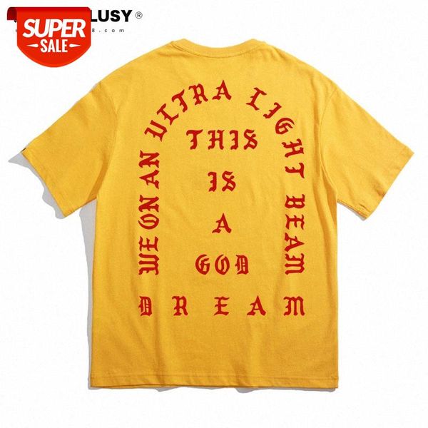 

half-sleeved letter t-shirt street men's short-sleeved hip-hop flow men and women #of12, White;black