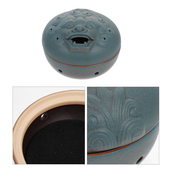 

fragrance lamps 1pc handicraft ornaments plate incense burner delicate ceramic