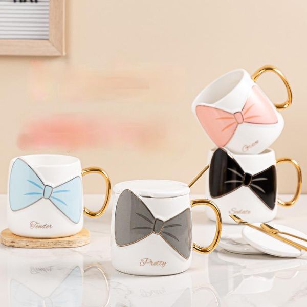 

mugs creative gift ceramic cup couple coffee mug wedding water with lid