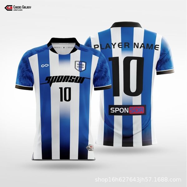 

the printed number of football suit is breathable, Black;white