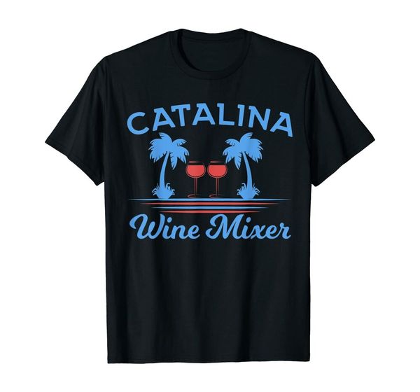 

catalina wine mixer vintage t-shirt size s-5xl, White;black