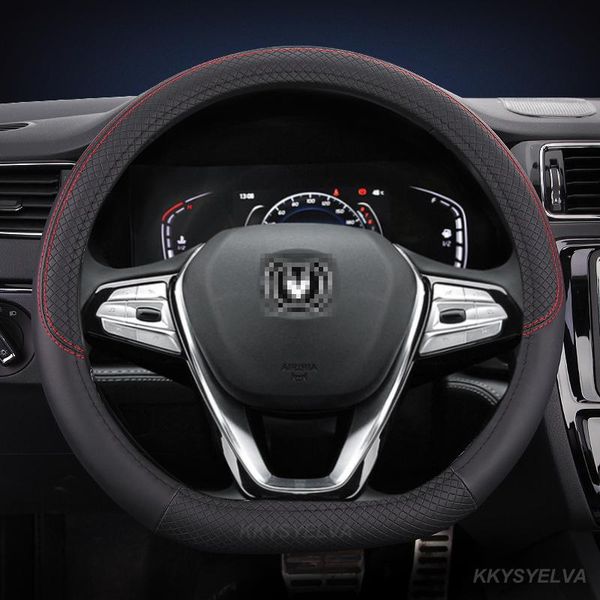 

steering wheel covers for changan cs95 cs85 cs75 cs55 cs35 cs15 eado cx70 car cover microfiber leather non-slip 38cm auto accessories