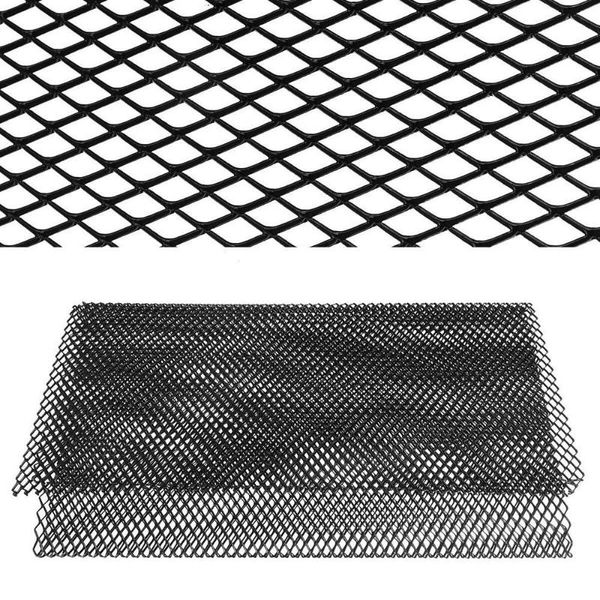 

car organizer black universal aluminium racing race mesh grill grille bumper vent 100*33cm