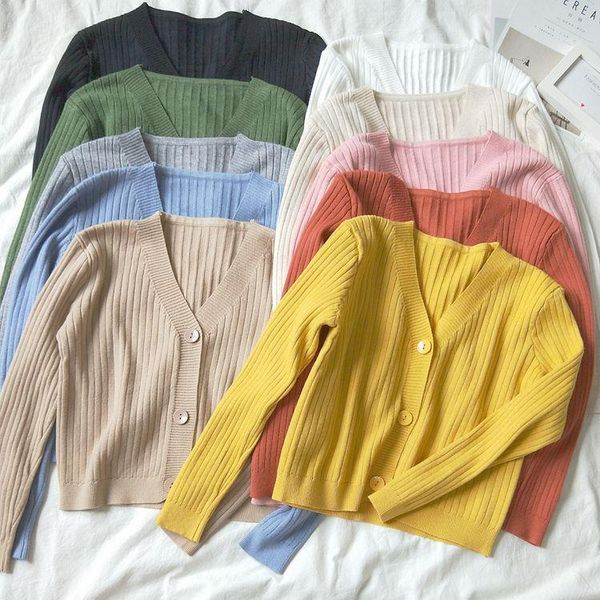 

spring women knit cardigans fashion clothing sweater women's knits & tees, White
