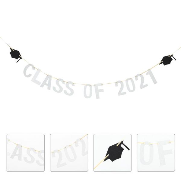 

party decoration 1pc class of bunting banner graduation backdrop po prop