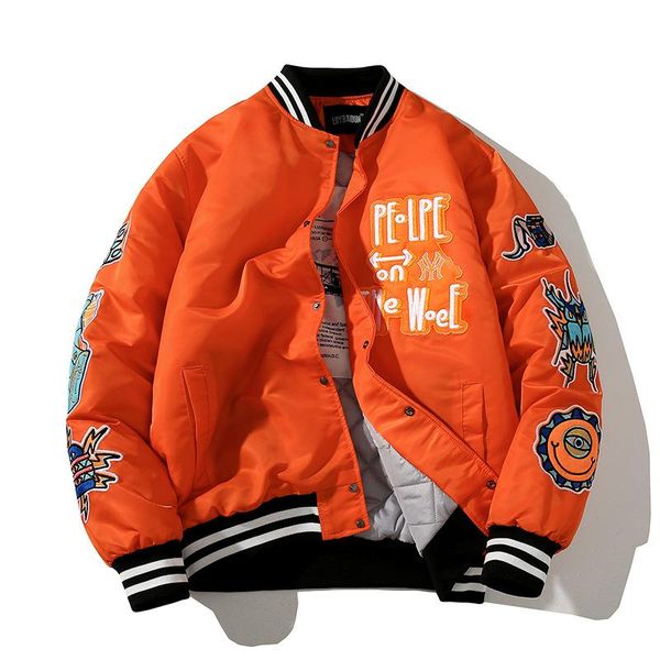 

men's jackets 2021 locomotive jacket men spring autumn windbreaker pilot coat army windproof cargo casual 3xl, Black;brown
