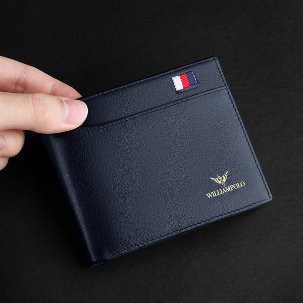 

brand business mens wallet leather fashion purse bank credit card box id card holder mens card holder coin wallet new pocket, Brown;gray