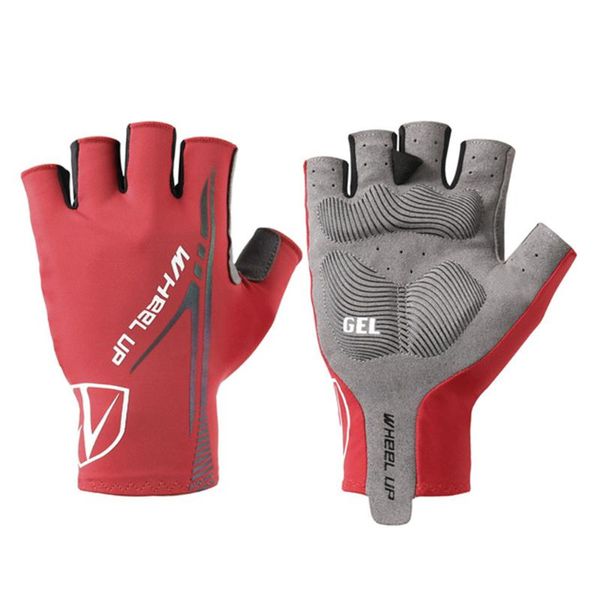 

cycling gloves cyling breathable anti slip padding half finger outdoor sport men women, Black