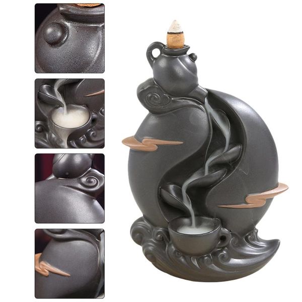 

fragrance lamps backflow incense burner zen holder tablecenser home decor