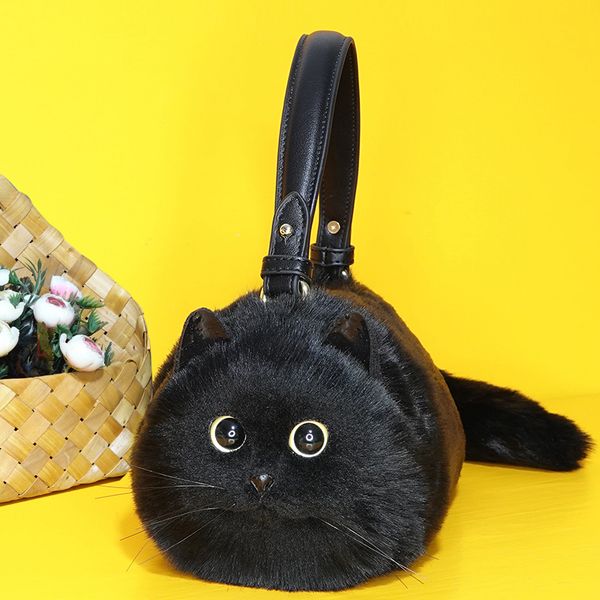 

luxury mini bag female bag cute cat women's leather handbags fashion women's bag 2021 crossbody shoulder bags