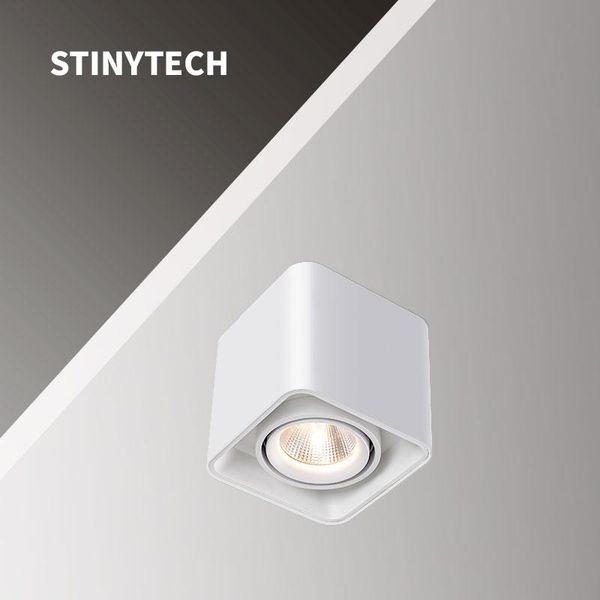 

downlights stinytech 5pcs nordic surface mounted spotlight 7w 14w square downlight with bridgelux chips cob for living room foyer