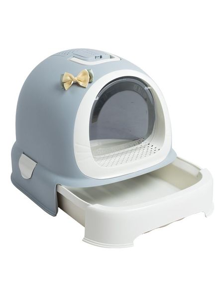 

other cat supplies fully enclosed litter basin deodorizing excrement toilet anti-splash large