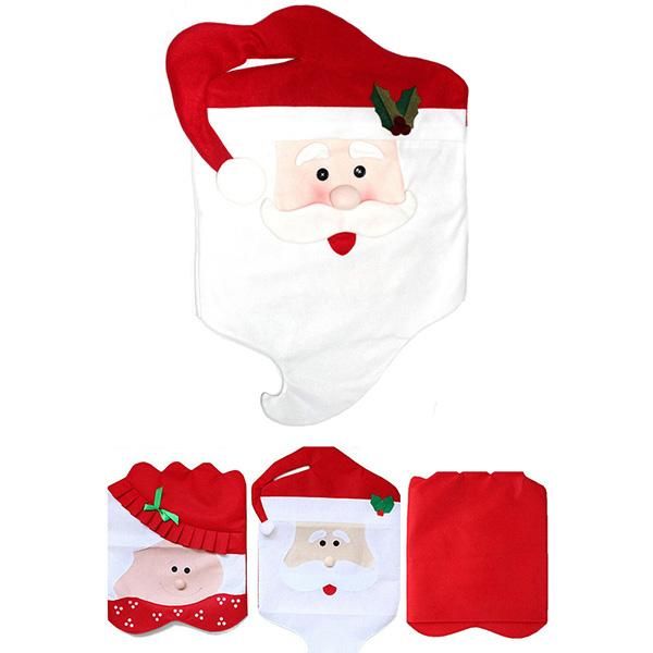

mr santa couples christmas chair back covers rich xmas holiday atmosphere family happy decoration washable