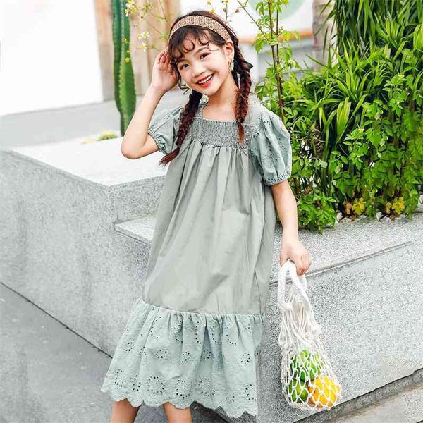 

hug me fashion korean 21 summer short sleeve stitching dress girl princess skirt, Red;yellow