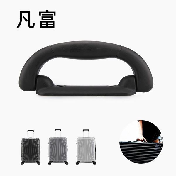 

bag parts & accessories handlebar grips luggage suitcase for grip handling replacement furniture flight case handle pvc handl, Black