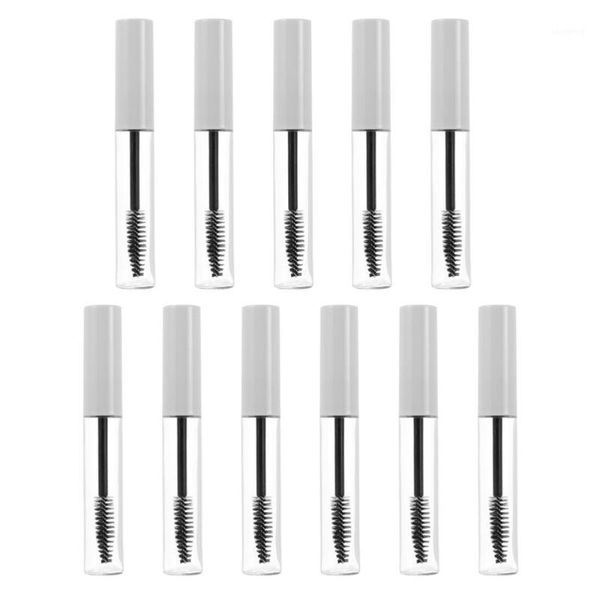

storage bottles & jars 11pcs 10ml mascara wand tubes eyelash brush refillable