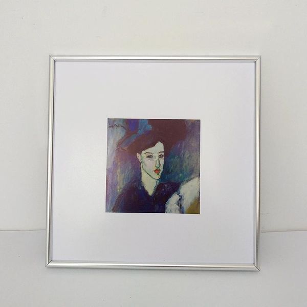 

frames luxury aluminium po frame wall art stand modern painting display ornament portaretratos de fotos home decor di50hk