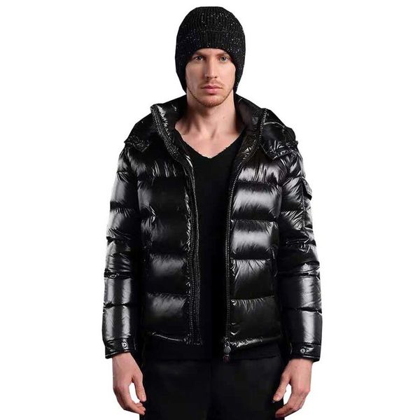 

men's duck down et, thick warm coat, winter clothing, large, fashionable, white, s-7xl, Black