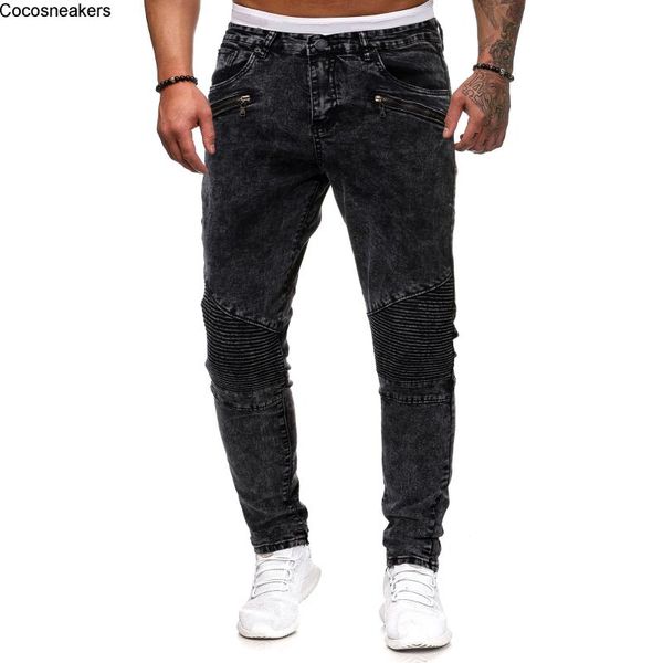 

men's jeans autumn and winter 2021 denim fabric casual sports, Blue