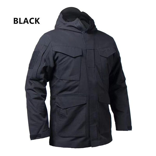 

men's jackets black swat hooded jacket coat windbreaker zipper summer waterproof m65 tactical hiking camping trekking male, Black;brown