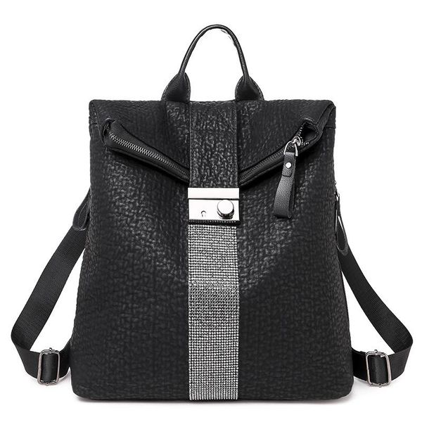 

outdoor bags backpack 2021 european and american fashion tide soft leather casual wild large capacity school bag