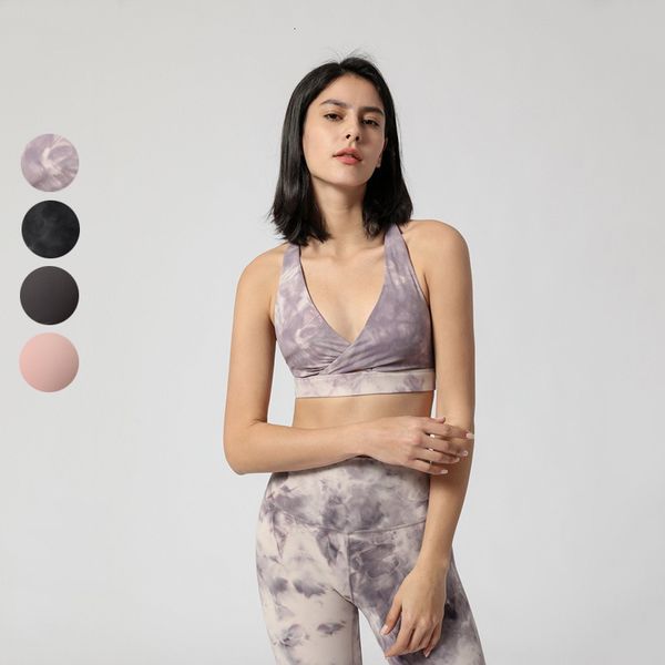 

camisoles tanks sports bra no steel ring gathered yoga fitns shockproof running women's tracels underwear beautiful vt top, Black;white