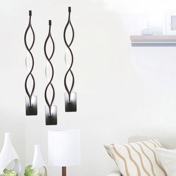 

modern minimalist creative l aisle lamp bedroom bedside wall living room background led aluminum
