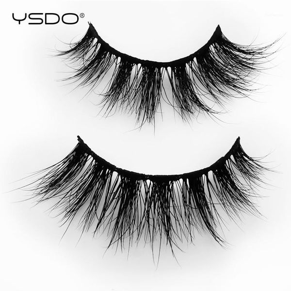 

1 pair mink lashes 3d eyelashes cruelty natural false long dramatic makeup #32a1