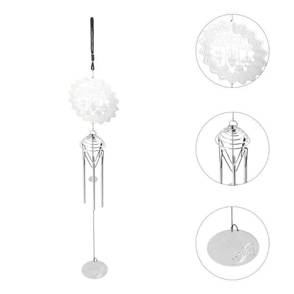 

decorative objects & figurines creative metal wind bell christmas chime hanging pendant xmas ornament