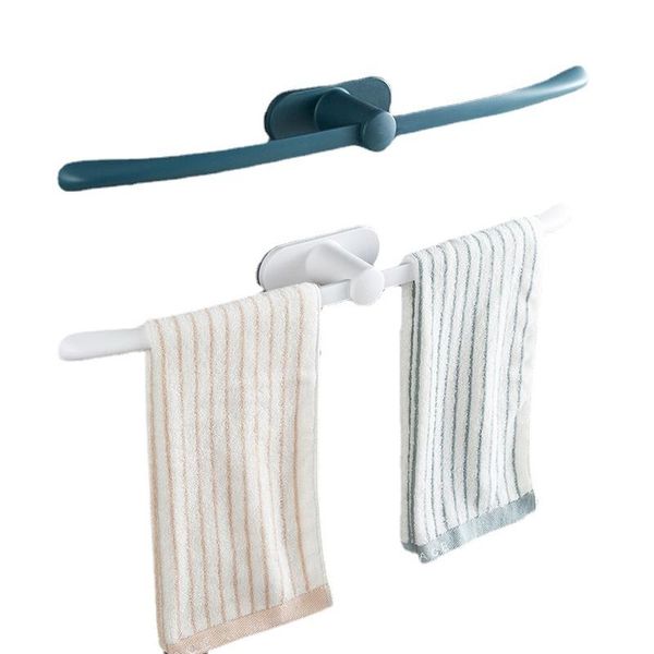 

towel racks bar punch-invisible bathroom storage rack removable long brush holder