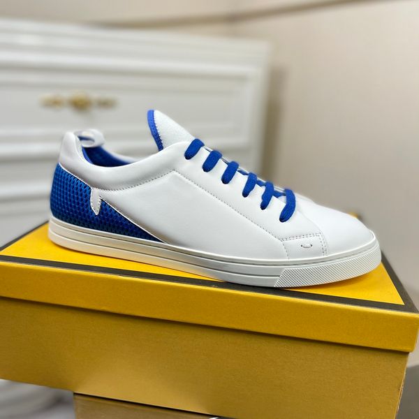 

men's shoes scasual sneaker high-end sportswear shoe imported cowhide color stitching with box size38-44, Red;white
