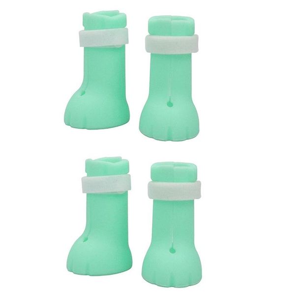 

cat toys 4pcs pet supplies anti-scratch shoes washing feeding injection multifunctional foot cover