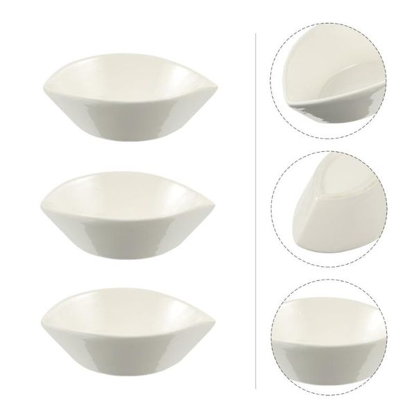 

dishes & plates 6 pcs practical dipping vinegar multipurpose soy (white)