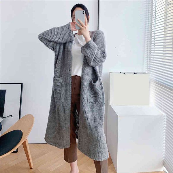 

women's blouses & shirts [eam] big size mohair long knitting cardigan sweater loose fit v-neck sleeve women fashion autumn winter 2022, White