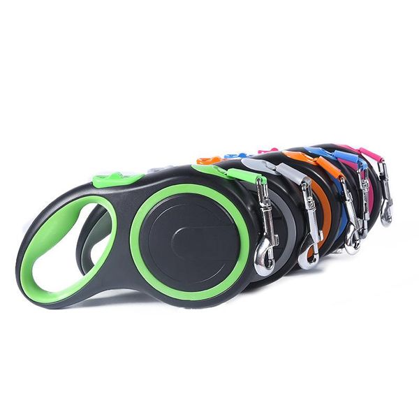 

dog collars & leashes 5 meters automatic retractable puppy animals traction pet products supplies small dogs walking lead