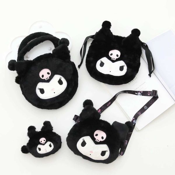 

cartoon kawaii bag melody soft stuffed plush fluffy shouder girls purse kids toys