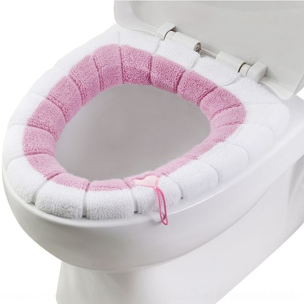 

Wr8 qt9138universal plush cover warm cushioncushion cushionautumn and stickers winter warm toilet cover lovely knitting handle toilet