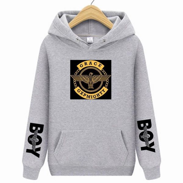 

men's hoodies & sweatshirts autumn and winter warm fleece hoodie sportswear printing pullover hip-hop sports shirt clothes, Black