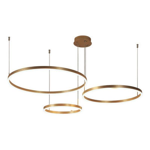 

pendant lamps modern designer circle rings acrylic aluminum body led lights 60/80/100 luminaria lamp for living room bedroom
