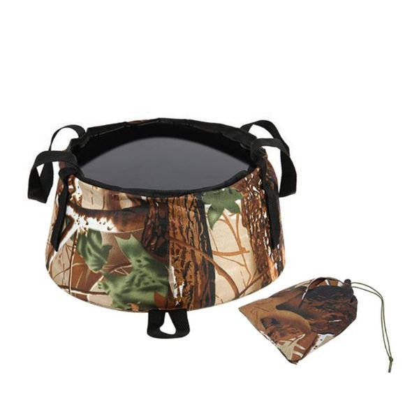 

outdoor bags folding portable waterpot travel camping washing foot wash basin picnic water hoders large capacity