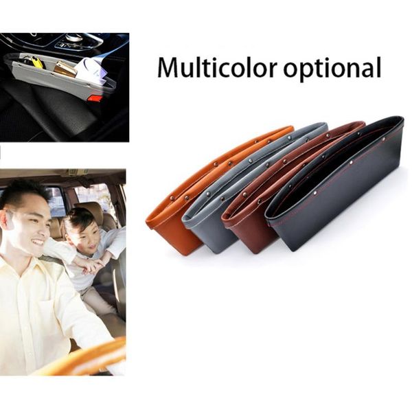 

car organizer 2021 seat crevice storage box universal card phone holder pocket gap slit