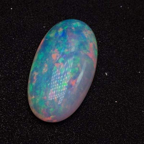 

loose gemstones white opal natural 16.7ct stones for jewelry making necklace, Black