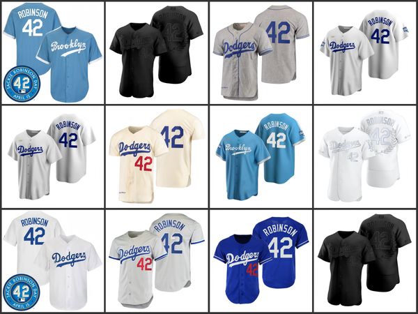

los angeles dodgers men 42 jackie robinson women youthjersey, Black