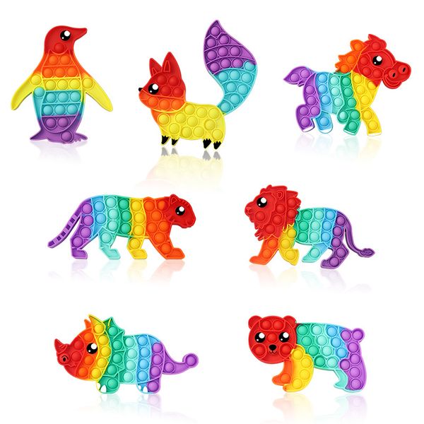 

push it fidget toys finger bubbles animal model i am a master child deskeducational decompression toy