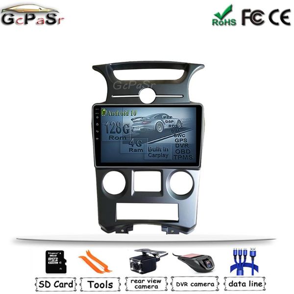 

car video 9'' android 10 radio player for kia carens un 2006 - 2012 multimedia navigation stereo gps