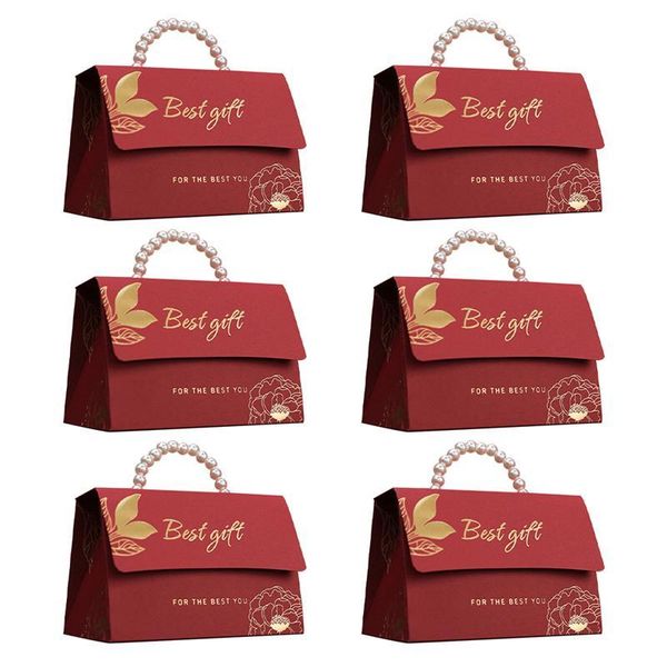 

6pcs wedding candy boxes sweets gift party gifts packing wrap