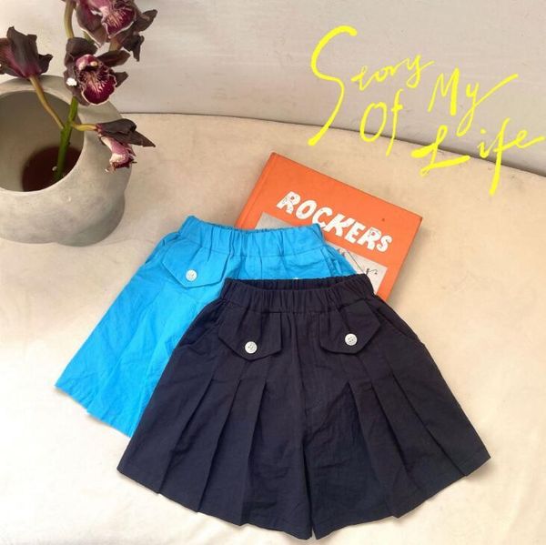 

style girls boys shorts summer cotton fashion kids 1-6 years ye662, Black
