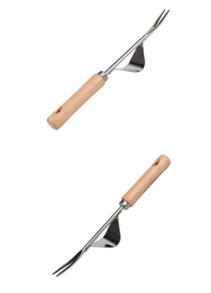 Pátio Lawn Garden Fontes Hand Weeder Tool Tool Heeder 12 polegadas Manual Manual Resistente à ferrugem Alavancagem de aço inoxidável para salvar esforços para remover